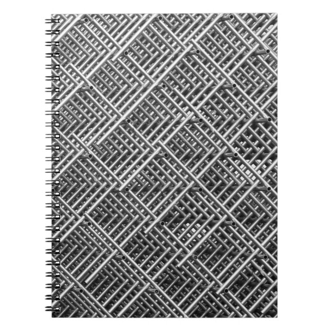 Komplexe Metallstruktur Notizblock (Vorderseite)