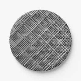 Komplexe Metallstruktur Pappteller
