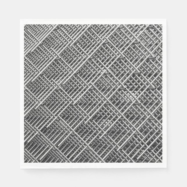 Komplexe Metallstruktur Serviette (Vorderseite)