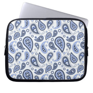 Komplexes florales Paisley-Druckdesign Laptopschutzhülle