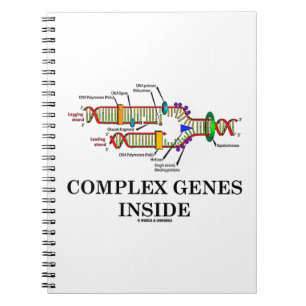 Komplexes Gen-Innere (DNS-Reproduktion) Notizblock