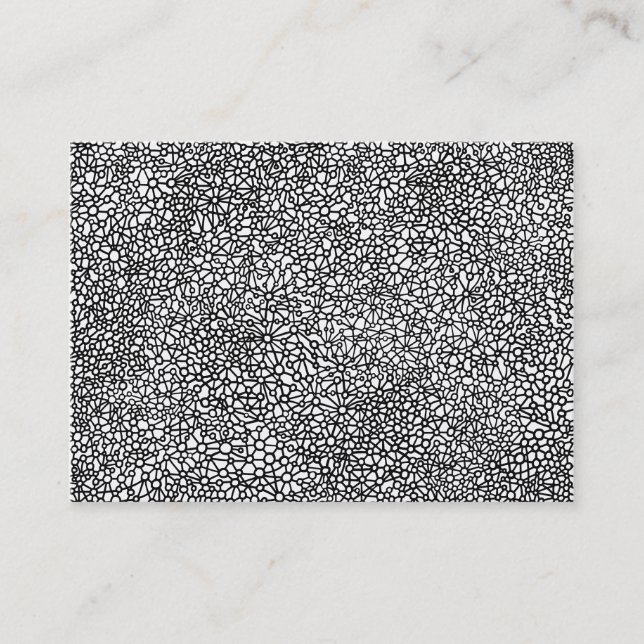 Komplexes Netzwerk Visitenkarte (Vorderseite)