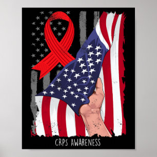 Komplexes regionales Schmerzsyndrom Crps Awareness Poster