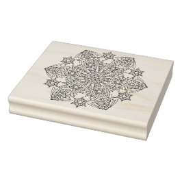 Komplexes Snowflake Design Riesenkautschuk Briefma Gummistempel