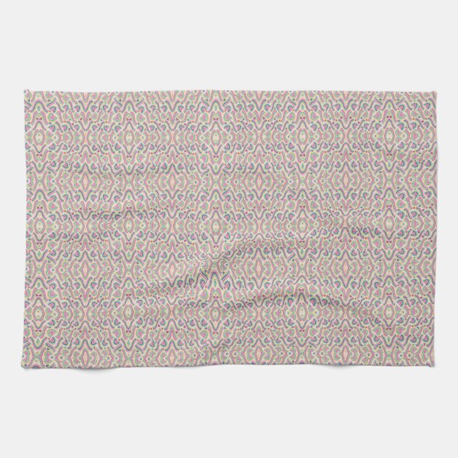 Komplizierte gemusterte Decke mit symmetrischen Geschirrtuch (Horizontal)
