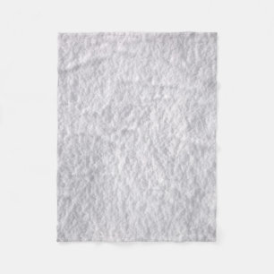 Komplizierte Schneestextur Fleecedecke