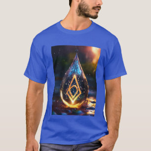 Komplizierter Scaling- und Flames Tattoo-Design-T T-Shirt