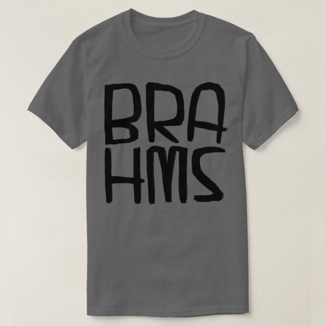 Komponist Brahms T-Shirt (Design vorne)