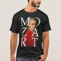 Komponist klassischer Musik Mozart Retro-Freunde