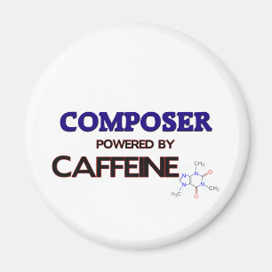 Komponist mit Koffein Magnet