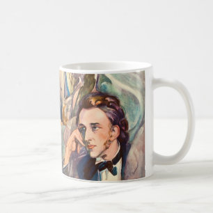 Komponist-Musiker-Porträt Frederic Chopin berühm Kaffeetasse