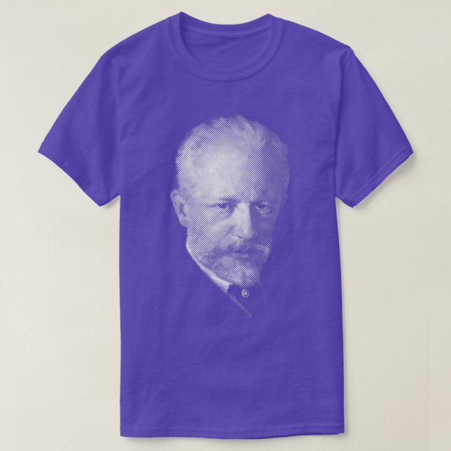 Komponist Tchaikowsky T-Shirt (Design vorne)