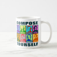 Komponisten für klassische Musik | PopArt-Tasse