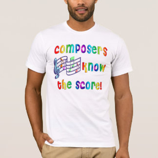 Komponisten kennen die Kerbe T-Shirt