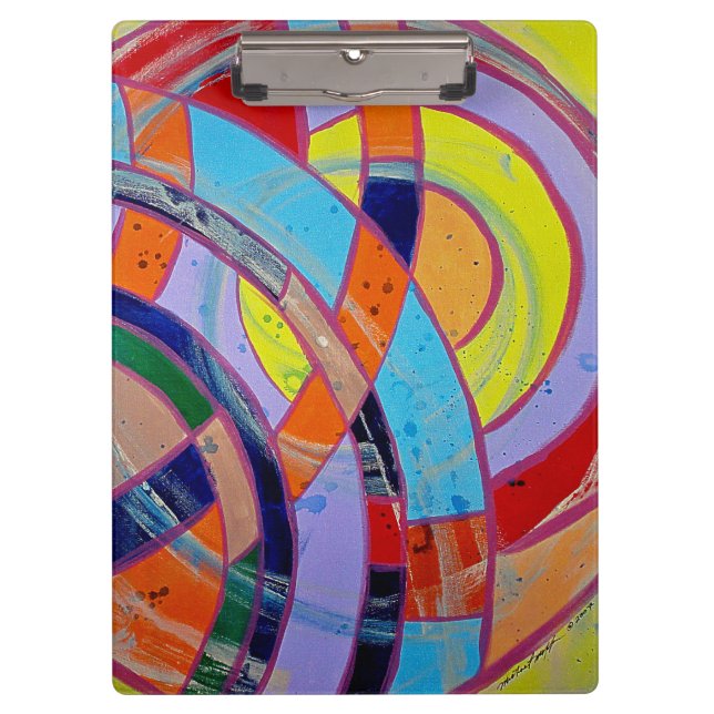 Komposition #15 von Michael Moffa Klemmbrett (Vorderseite)