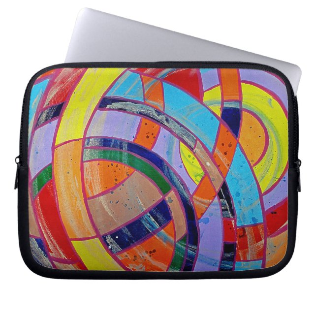 Komposition #15 von Michael Moffa Laptopschutzhülle (Vorderseite)