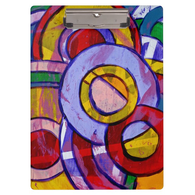 Komposition #19 von Michael Moffa Klemmbrett (Vorderseite)