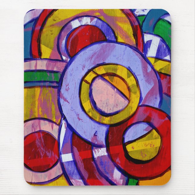 Komposition #19 von Michael Moffa Mousepad (Vorne)