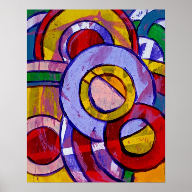 Komposition #19 von Michael Moffa Poster (Vorne)