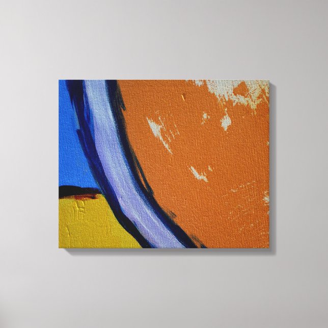 Komposition #1A von Michael Moffa Leinwanddruck (Vorderseite)