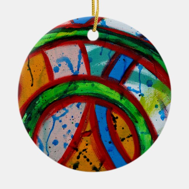 Komposition #20B von Michael Moffa Keramikornament (Vorne)