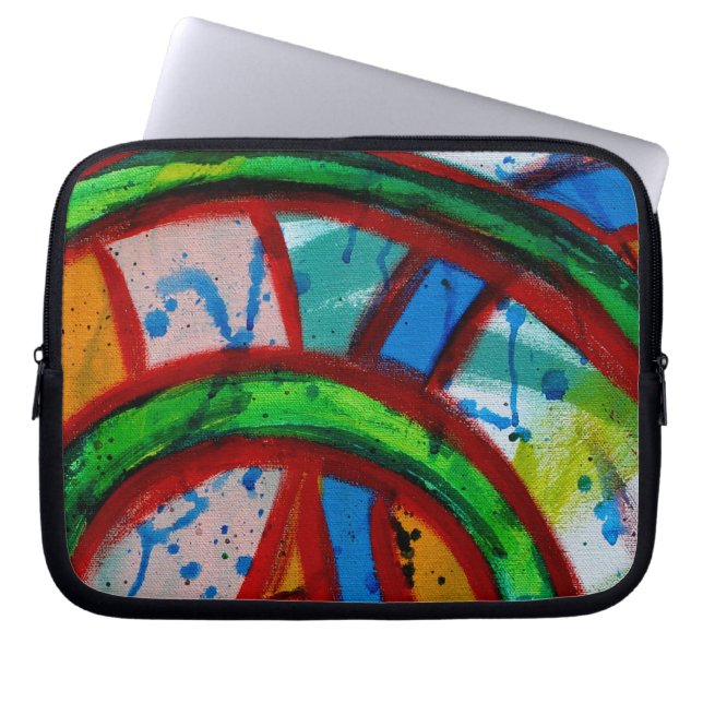 Komposition #20B von Michael Moffa Laptopschutzhülle (Vorderseite)