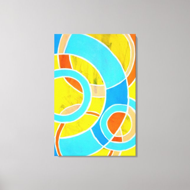 Komposition #23 von Michael Moffa Leinwanddruck (Vorderseite)