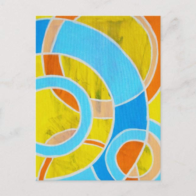 Komposition #23 von Michael Moffa Postkarte (Vorderseite)