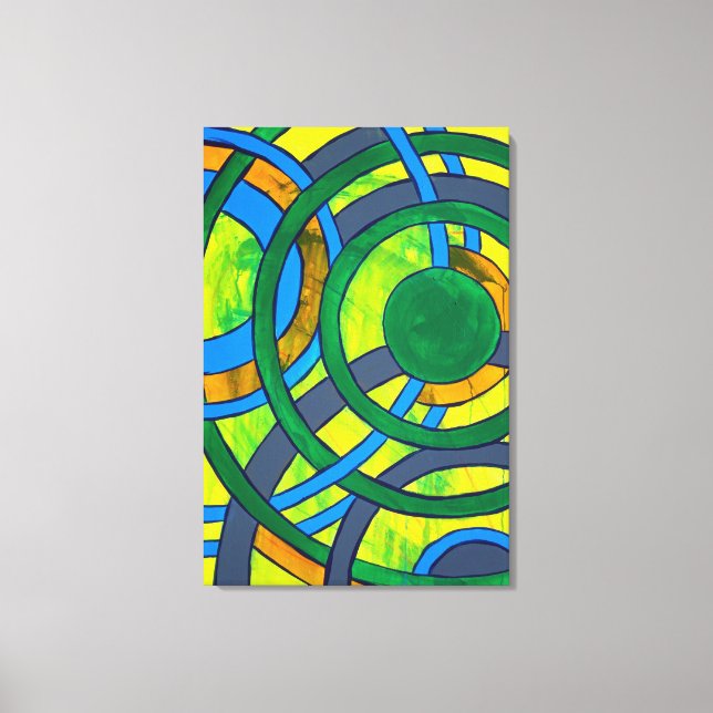 Komposition #28 von Michael Moffa Leinwanddruck (Vorderseite)