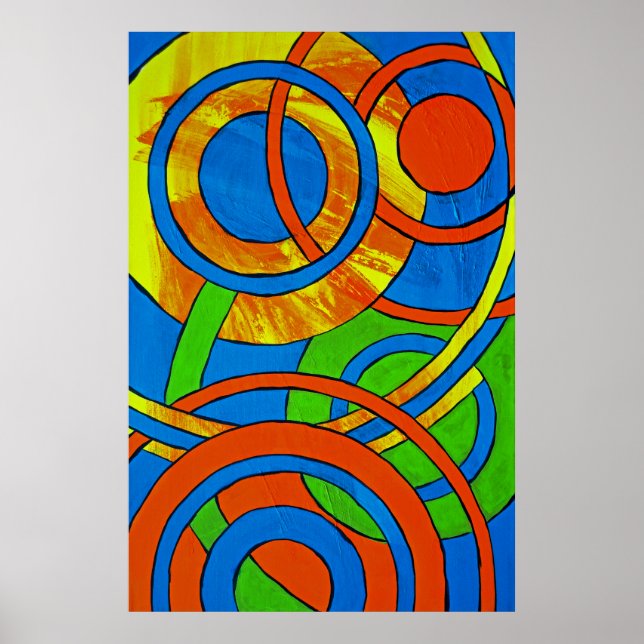 Komposition #29 von Michael Moffa Poster (Vorne)