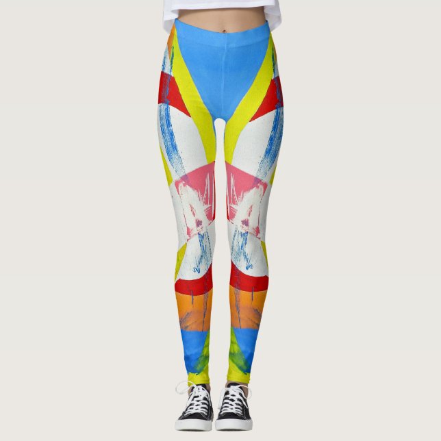 Komposition #2 von Michael Moffa Leggings (Vorderseite)