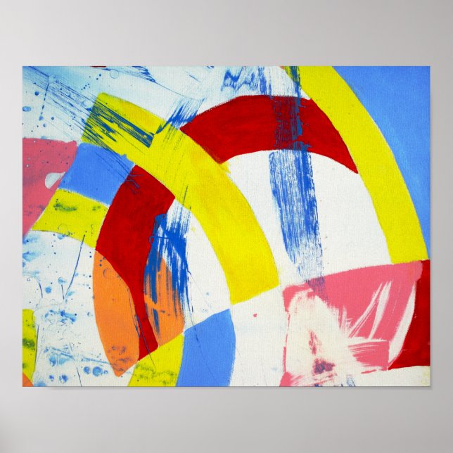 Komposition #2A von Michael Moffa Poster (Vorne)