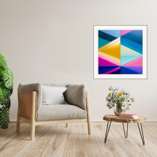 Komposition 356 - Leinwand Art Print Poster