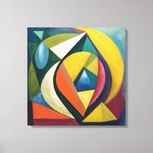 Komposition 801 - Starke Leinwand drucksvoll