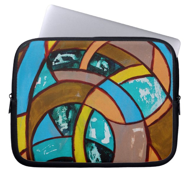 Komposition #8 von Michael Moffa Laptopschutzhülle (Vorderseite)