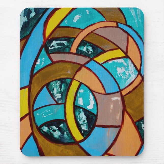 Komposition #8 von Michael Moffa Mousepad (Vorne)