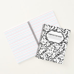 Komposition Classic Muster Spiral Notebook Notizbuch
