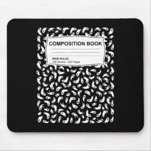 Komposition Notebook Halloween Kostüme Männer Frau Mousepad