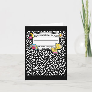 Komposition Notebook Matching Group Halloween Teac Karte