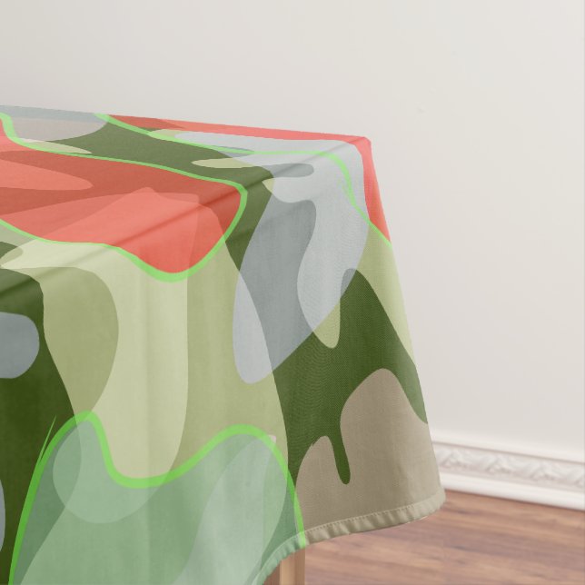 Komposition von Doodelementen Tischdecke (Beispiel)