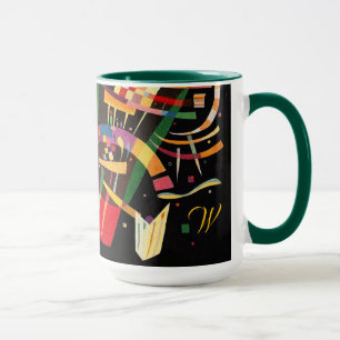 Komposition X Biomorphische Abstraktion Kunst Mono Tasse