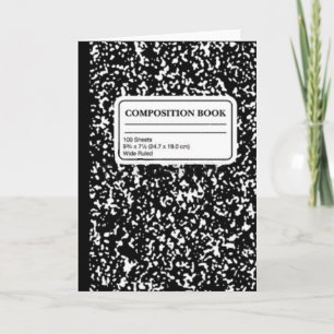 Kompositionsbuch/Studentenlehrer Karte