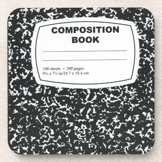 Kompositionslehrer Getränkeuntersetzer (Vorderseite)