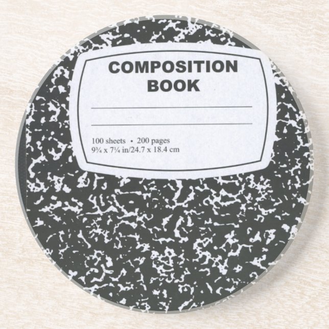 Kompositionslehrer Sandstein Untersetzer (Vorne)