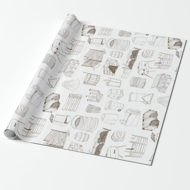 Kompost Geschenkpapier (Ungerollt)