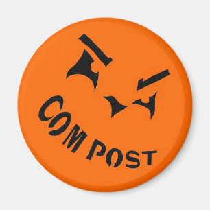 Kompost-Kürbislaterne-Magnet Magnet
