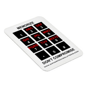 Kompromisslos einprägen magnet