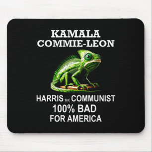 Komrade Kamala Commie Leon Commieleon Kommunistin Mousepad
