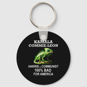 Komrade Kamala Commie Leon Commieleon Kommunistin  Schlüsselanhänger
