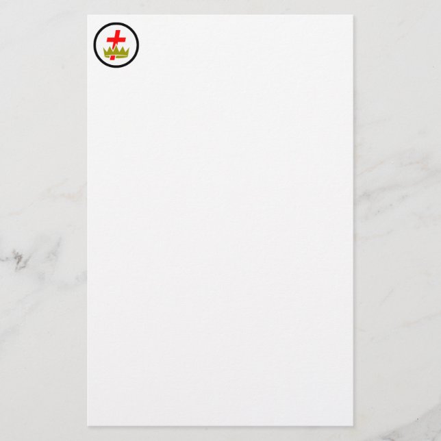 Komturei Briefpapier (Vorderseite)